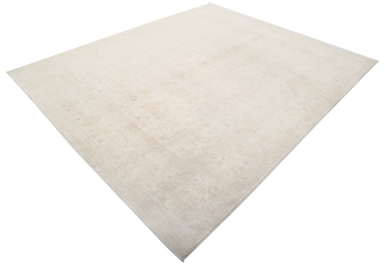 Hand Knotted Serenity Wool Rug - 8' 0" X 9' 6" 8' 0" X 9' 6" (244 X 290) / Ivory / Wool