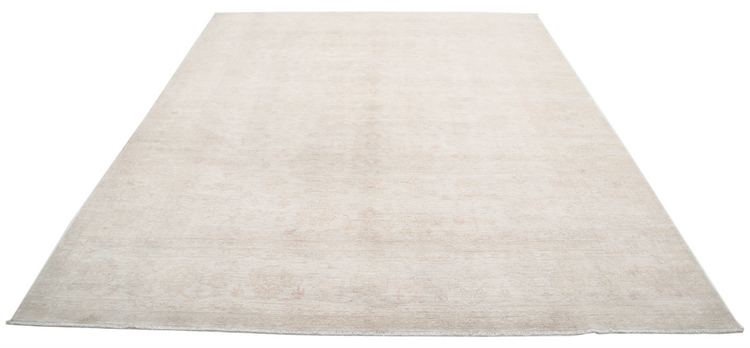 Hand Knotted Serenity Wool Rug - 8' 0" X 9' 6" 8' 0" X 9' 6" (244 X 290) / Ivory / Wool