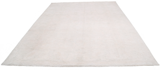 Hand Knotted Serenity Wool Rug - 9' 1" X 12' 4" 9' 1" X 12' 4" (277 X 376) / Ivory / Wool