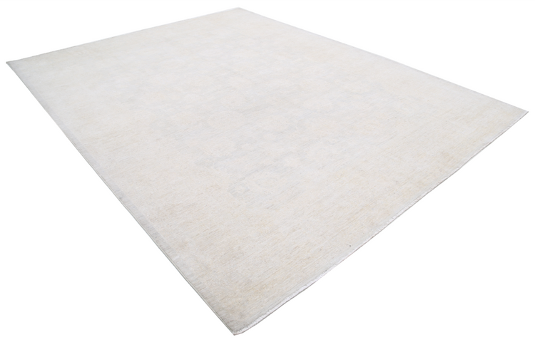 Hand Knotted Serenity Wool Rug - 9' 1" X 11' 7" 9' 1" X 11' 7" (277 X 353) / Grey / Wool