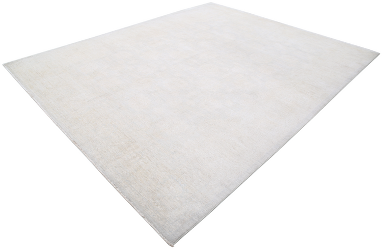 Hand Knotted Serenity Wool Rug - 9' 1" X 11' 7" 9' 1" X 11' 7" (277 X 353) / Grey / Wool