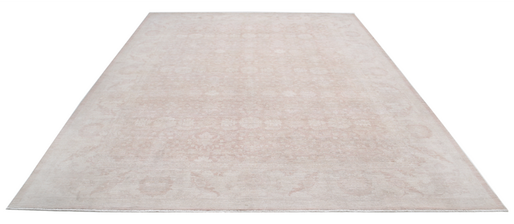 Hand Knotted Serenity Wool Rug - 9' 0" X 11' 10" 9' 0" X 11' 10" (274 X 361) / Brown / Wool