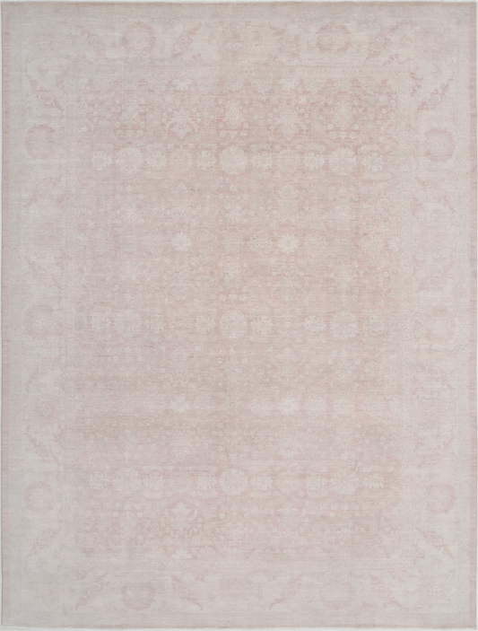 Hand Knotted Serenity Wool Rug - 9' 0" X 11' 10" 9' 0" X 11' 10" (274 X 361) / Brown / Wool