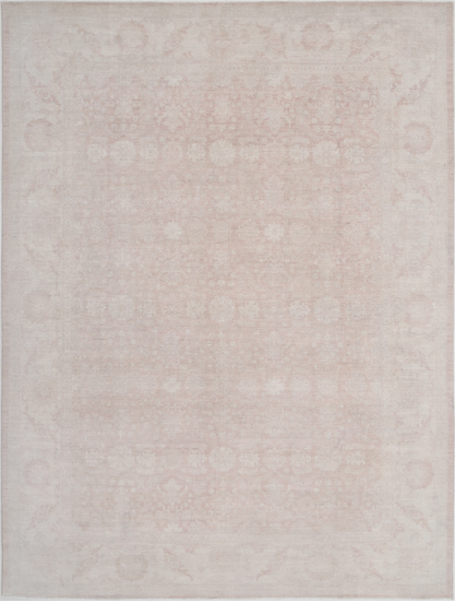 Hand Knotted Serenity Wool Rug - 9' 0" X 11' 10" 9' 0" X 11' 10" (274 X 361) / Brown / Wool