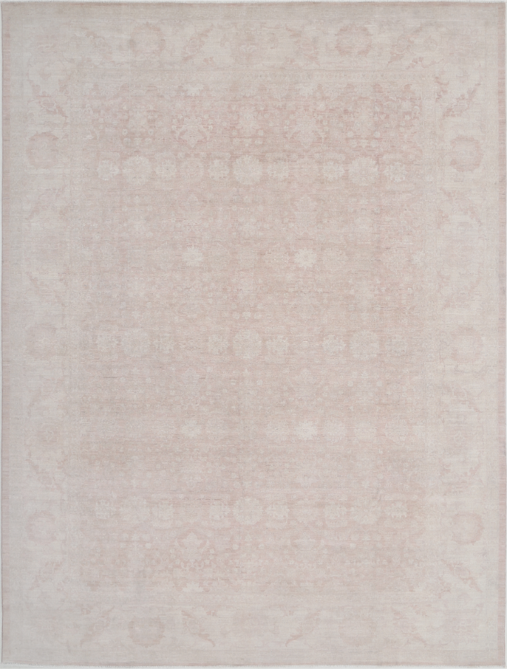 Hand Knotted Serenity Wool Rug - 9' 0" X 11' 10" 9' 0" X 11' 10" (274 X 361) / Brown / Wool