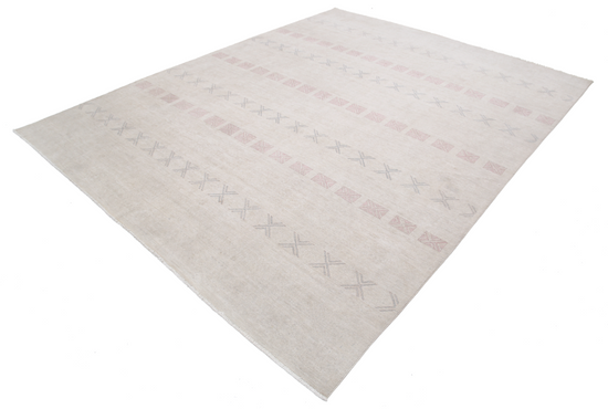 Hand Knotted Serenity Wool Rug - 7' 11" X 10' 1" 7' 11" X 10' 1" (241 X 307) / Ivory / Wool