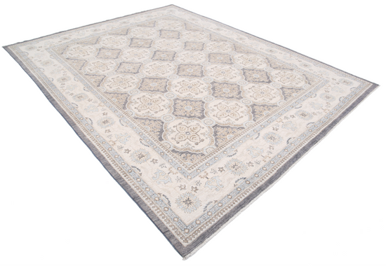 Hand Knotted Serenity Wool Rug - 8' 3" X 10' 4" 8' 3" X 10' 4" (251 X 315) / Grey / Wool