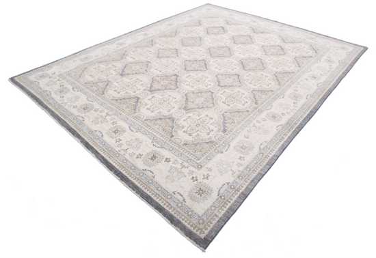 Hand Knotted Serenity Wool Rug - 8' 3" X 10' 4" 8' 3" X 10' 4" (251 X 315) / Grey / Wool