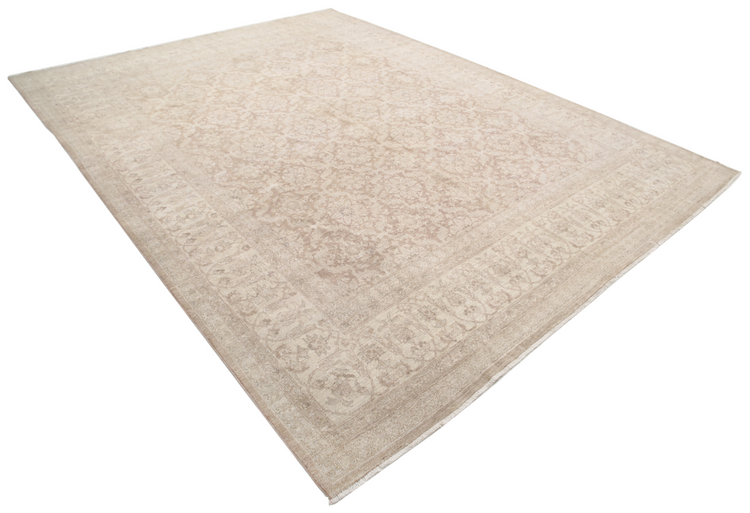 Hand Knotted Serenity Wool Rug - 8' 8" X 11' 7" 8' 8" X 11' 7" (264 X 353) / Brown / Wool