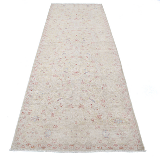 Hand Knotted Serenity Wool Rug - 3' 5" X 10' 6" 3' 5" X 10' 6" (104 X 320) / Ivory / Wool