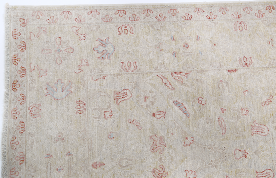 Hand Knotted Serenity Wool Rug - 3' 5" X 10' 6" 3' 5" X 10' 6" (104 X 320) / Ivory / Wool