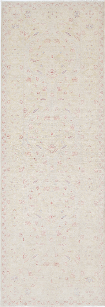 Hand Knotted Serenity Wool Rug - 3' 5" X 10' 6" 3' 5" X 10' 6" (104 X 320) / Ivory / Wool