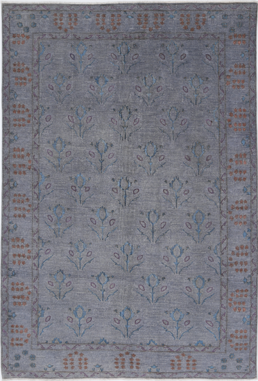 Hand Knotted Onyx Wool Rug - 6' 0" X 9' 0" 6' 0" X 9' 0" (183 X 274) / Grey / Wool