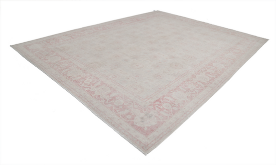 Hand Knotted Serenity Wool Rug - 9' 11" X 13' 1" 9' 11" X 13' 1" (302 X 399) / Ivory / Wool