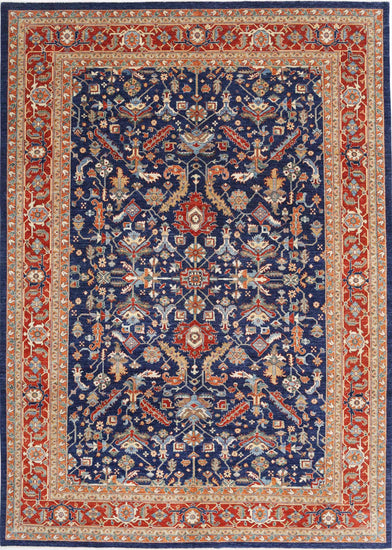 Traditional Hand Knotted Serenity Farhan Wool Rug of Size 9'11'' X 13'11'' in  and  Colors - Made in Afghanistan