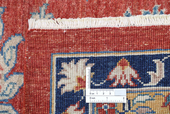 Traditional Hand Knotted Sultanabad Farhan Wool Rug of Size 9'2'' X 11'10'' in Red and Ivory Colors - Made in Afghanistan