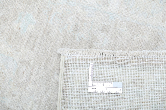 Traditional Hand Knotted Serenity Farhan Wool Rug of Size 2'2'' X 3'2'' in Brown and Ivory Colors - Made in Afghanistan