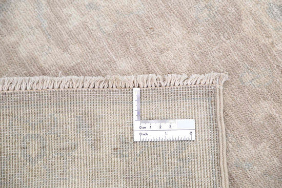 Traditional Hand Knotted Serenity Farhan Wool Rug of Size 2'1'' X 3'0'' in Brown and Ivory Colors - Made in Afghanistan