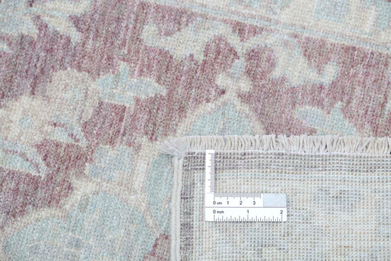 Traditional Hand Knotted Serenity Farhan Wool Rug of Size 2'1'' X 3'2'' in Brown and Ivory Colors - Made in Afghanistan