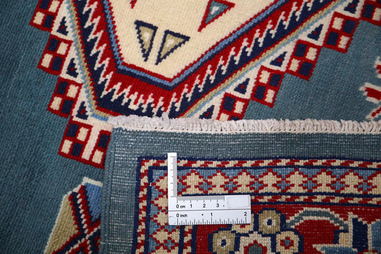 Tribal Hand Knotted Shirvan Shirvan Wool Rug of Size 3'3'' X 5'0'' in Grey and Red Colors - Made in Afghanistan
