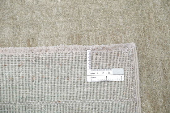 Transitional Hand Knotted Overdyed Tabriz Wool Rug of Size 2'6'' X 6'3'' in Gold and Gold Colors - Made in Afghanistan